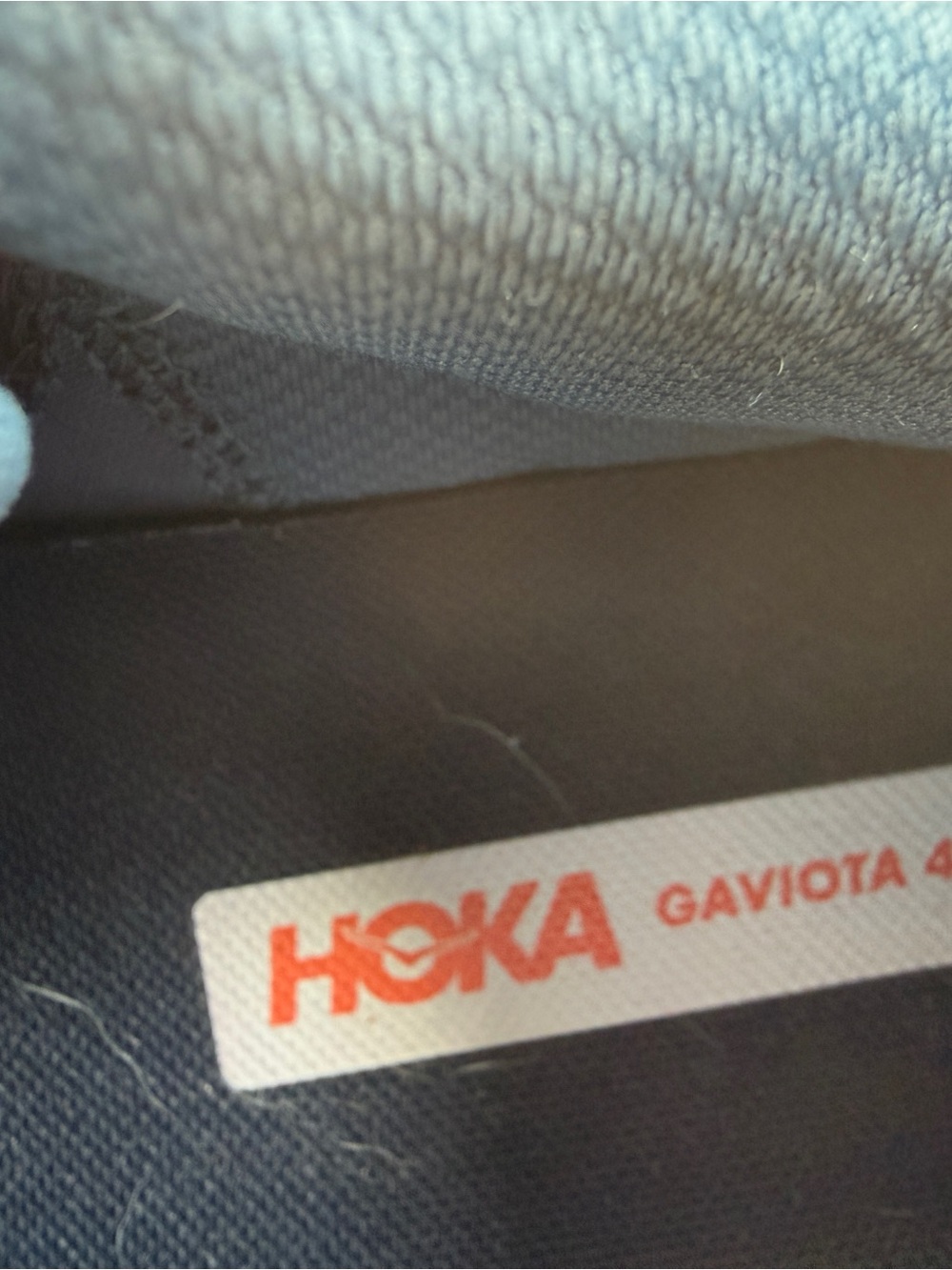 Hoka Women’s Light Blue Sneakers with Coral Logo Accents - Picture 7 of 8